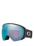 Oakley OO7110 Men's Oval Ski Sunglasses, Matte Black/Mirror Blue