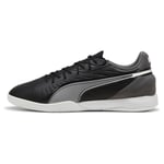 PUMA King Match It Eclipse - Svart/vit/cool Dark Gray - Inomhus (Ic), storlek 44½