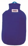 Sanger Blue 2 Litre Hot Water Bottle Comfortable Removable Fleece Cover Quality