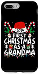 iPhone 7 Plus/8 Plus First Christmas As Grandma 2024 Family Matching New Grandma Case