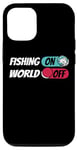 iPhone 13 Pro Fisherman Angling Angler Fishing On World Off Case