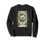 The World Fun Frog Graphic Tarot Card Style, Cool Frog Sweatshirt