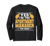 Retro Profession I'm The Apartment Manager Long Sleeve T-Shirt