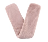 Rose Pink Luxury Faux Bunny Fur Cover 2L Long Hot Water Bottle