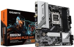 Gigabyte B650M GAMING PLUS WIFI, AMD AM5, MicroATX, PCI Express, 4xDDR5, 2xM.2 + SATA3 RAID, HDMI/2xDP, USB-C, 2.5GbE LAN, WiFi 6E, Bluetooth 5.3