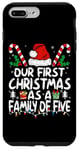 iPhone 7 Plus/8 Plus Our First Christmas As A Family Of Five For New Mom Dad Kids Case