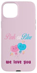 Coque pour iPhone 15 Plus Ballons roses ou bleus