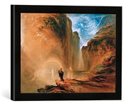 Kunst für Alle 'Image encadrée de John Martin Manfred et la sorcière des Alpes, d'art dans Le Cadre de Haute qualité Photos Fait Main, 40 x 30 cm, Noir Mat