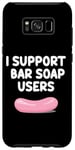 Coque pour Galaxy S8+ Les utilisateurs de savon en barre I Support se lavent les mains avec des bulles d'eau en mousse