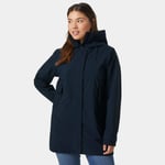 Helly Hansen Women's Victoria Mid-Length Raincoat Navy XS