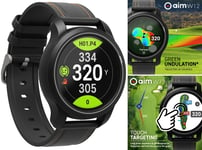 2024 Golf Buddy Aim W12 GPS Golf Watch - 40,000+ Courses, Touch Screen, 2 Straps