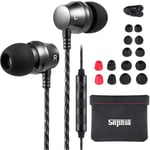 Sephia SP9090VC In-Ear Wired Earphones with Mic Volume Control Noise Isolating