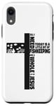 iPhone XR Saltwater Aquarium Cross Faith Christian Jesus All I Need Case