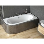 Azura Home Design - Baignoire hilio slim 150/160/170/180 droite - Dimensions: 160cm