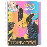 Depesche Top Model Magic Scratch Book - Jill And Chocolate