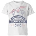 T-Shirt Enfant Quidditch à Poudlard - Harry Potter - Blanc - 3-4 ans