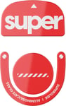 Superglide 2-Patins De Souris En Verre Ultra Résistant,Ultra Rapide,Lisse Et Durable Pour Logitech G Pro X Superlight 2(Rouge)