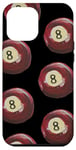 Coque pour iPhone 14 Plus Aquarelle Esthétique Boule de billard Rouge 8