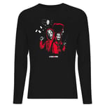 Money Heist Dali Mask Men's Long Sleeve T-Shirt - Black - S