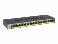 Netgear 16-Port PoE/PoE+ 183W Gigabit Ethernet Unmanaged Switch