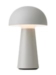 Move Me bordlampe oppladbar 4,7W IP44 - Dimbar - Lysegrå