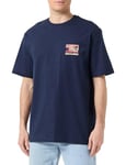 ONLY & SONS Men's Onskyson RLX Food Ss Tee T-Shirt, Blazer Navy, L