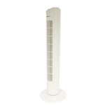 Lloytron Electric Tower Cooling Fan 70 Degrees Oscillating, 45W ,White - F1321WH