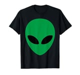 Alien Head Tshirt Green Alien Grey Shirt T-Shirt