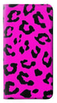 Pink Leopard Pattern PU Leather Flip Case Cover For Samsung Galaxy S10 Plus