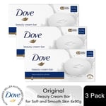 Dove Original Beauty Cream Bar Deep Moisture for Soft and Smooth Skin 6x90g, 3pk