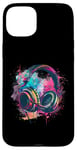 iPhone 15 Plus Headphones Music DJ Music Headphones Splash EDM Music Lover Case