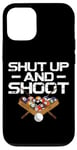 iPhone 12/12 Pro Billiards Pool Player Ball Vintage Shut Up And Shoot Case