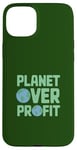 Coque pour iPhone 15 Plus Journée de la Terre Planet Over Profit 2025