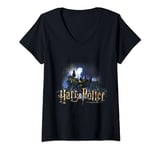 Harry Potter Hogwarts Castle V-Neck T-Shirt