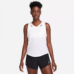 Nike Dri-FIT Advanced Aeroswift Singlet Vit - Lättviktslöparlinne för Optimal Prestanda - Handla nu på Loparshop.se!