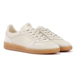 Boss Brandon Tennis Mens Light Beige Trainers Leather - Size UK 8