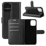 Iphone 12 Pro Max      Pu Wallet Case    [Black]