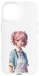 Coque pour iPhone 15 Pink Pixie Cutie