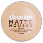 Maybelline Dream Matte Mousse Fond De Teint Spf15 10 Ivoire 18 Ml