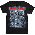 Iron Maiden Men's Nine Eddies T-Shirt, Black, X-Large