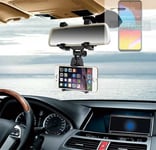 Car rear view mirror bracket for HTC Desire 21 Pro Smartphone Holder mount