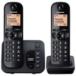 Panasonic KX-TGC222EB Telephone, DECT, Digital & Cordless, Twin Pack