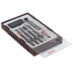 rOtring Isograph College Set 3 stylos feutres (0,20mm, 0,40mm et 0,60mm), Portemine mécanique Tikky (0,5mm) et accessoires