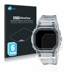 6x Film Protection Ecran pour Casio G-Shock DW-5600SKE-7 Film Protecteur Clair