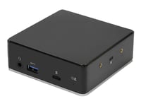 Estuff Dual Full-Hd Dock - Dokkingstasjon - Usb-C - 2 X Hdmi - 1Gbe - 100 Watt