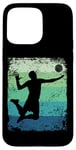 Coque pour iPhone 15 Pro Max Joueur de volleyball vintage homme femme beach volley ball