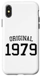 Coque pour iPhone X/XS Original 1979, 45 ans, pour homme et femme, 45ème anniversaire