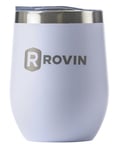 Rovin Stainless Steel Cup with Lid 350ML White