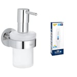 Lot de GROHE QuickFix Start Distributeur de Savon, Chromé, 41195000 + Kit colle QuickGlue A1, 41127000