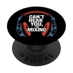 Casque DJ ingénieur du son studio de mixage amateur de musique PopSockets PopGrip Adhésif